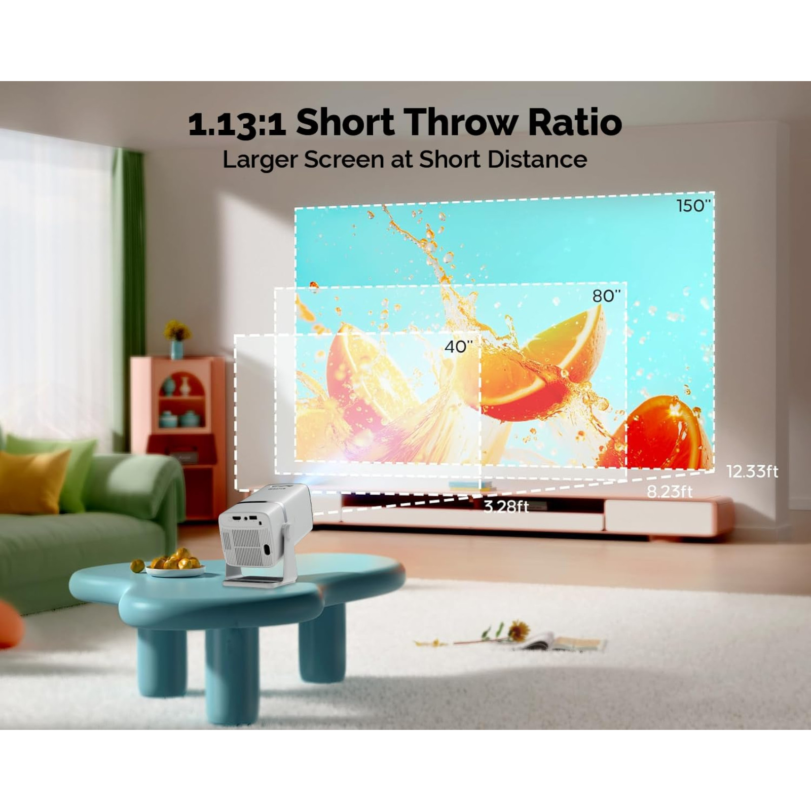 Wzatco Yuva Go Native 4K Android Projector || Special Deal || Trusted Seller || 5 Year Warranty๐ || 20 Pieces Only - For Lucky Customers - Image 3