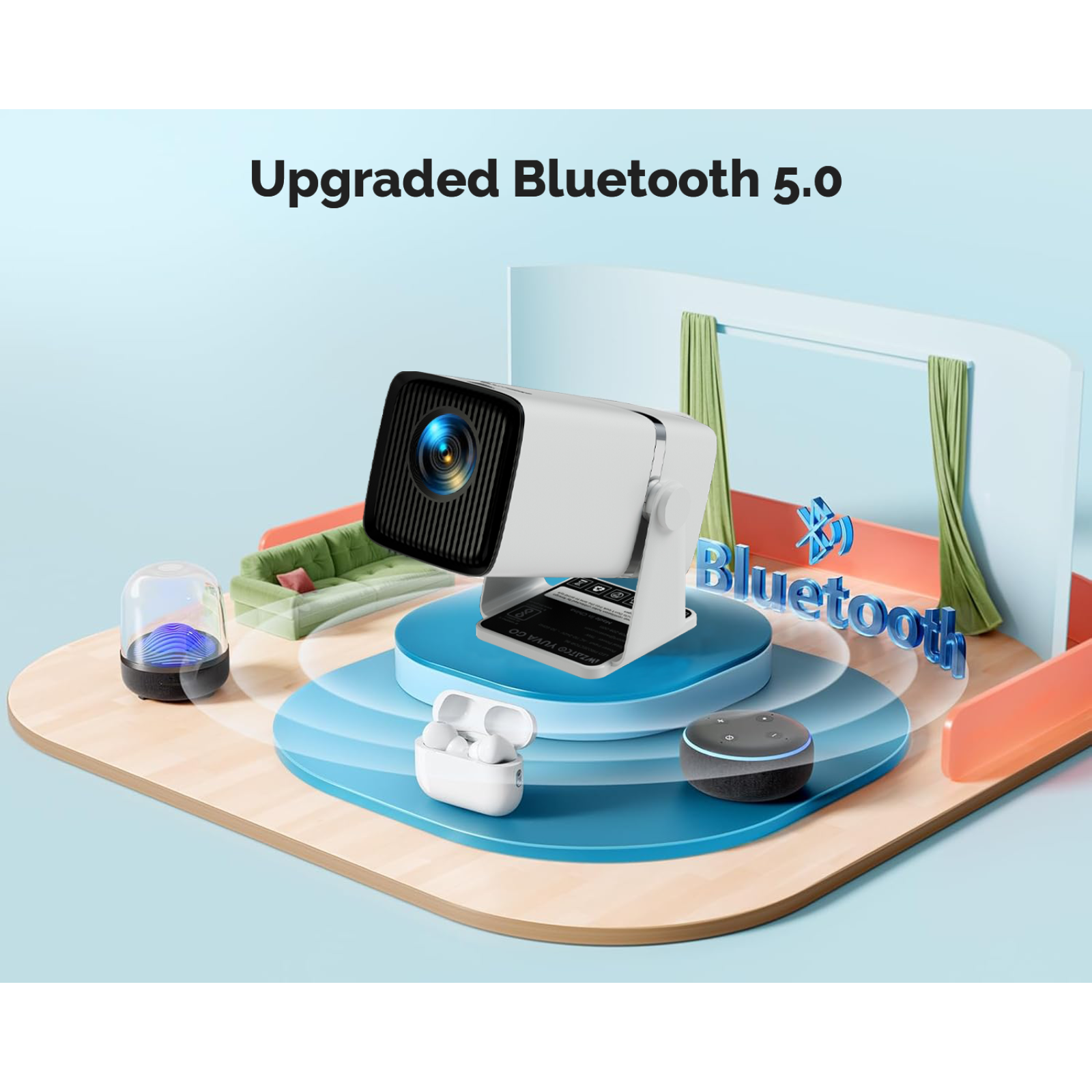 Wzatco Yuva Go Native 4K Android Projector || Special Deal || Trusted Seller || 5 Year Warranty๐ || 20 Pieces Only - For Lucky Customers - Image 5