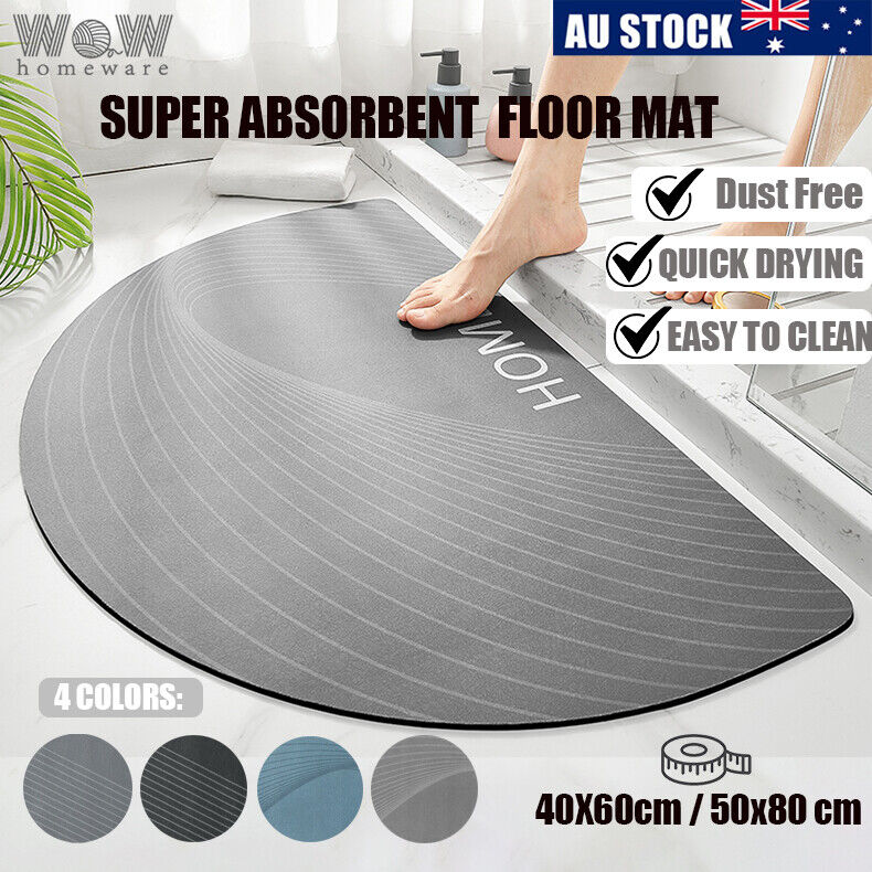 Super Absorbant Floor Mat - 2Piece || Best Quality ๐|| Floor Mat For Quick Dry Rubber Backed Anti-Slip Rectangular Shape Floor Mat Non Slip Mat For Home Kitchen - Image 5