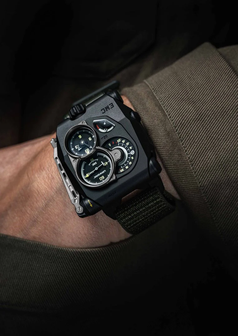 Urwerk EMC Watch collection EMC BLACK || Manual Winding || Special Deal || Trusted Seller || 5 Years Warranty🌟 || 20 Pieces Available